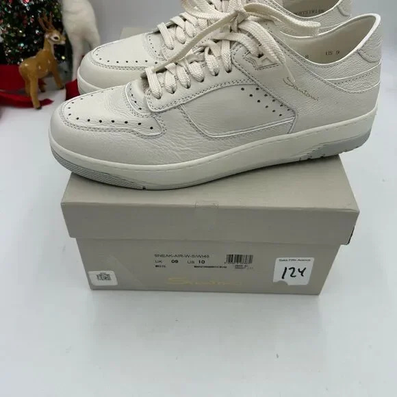 Men’s Santoni air sneakers size 9US made in Italy - Picture 5 of 10